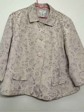 Covington Floral Jacquard Button Jacket
